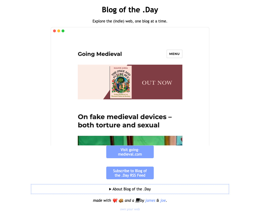 blogofthe.day